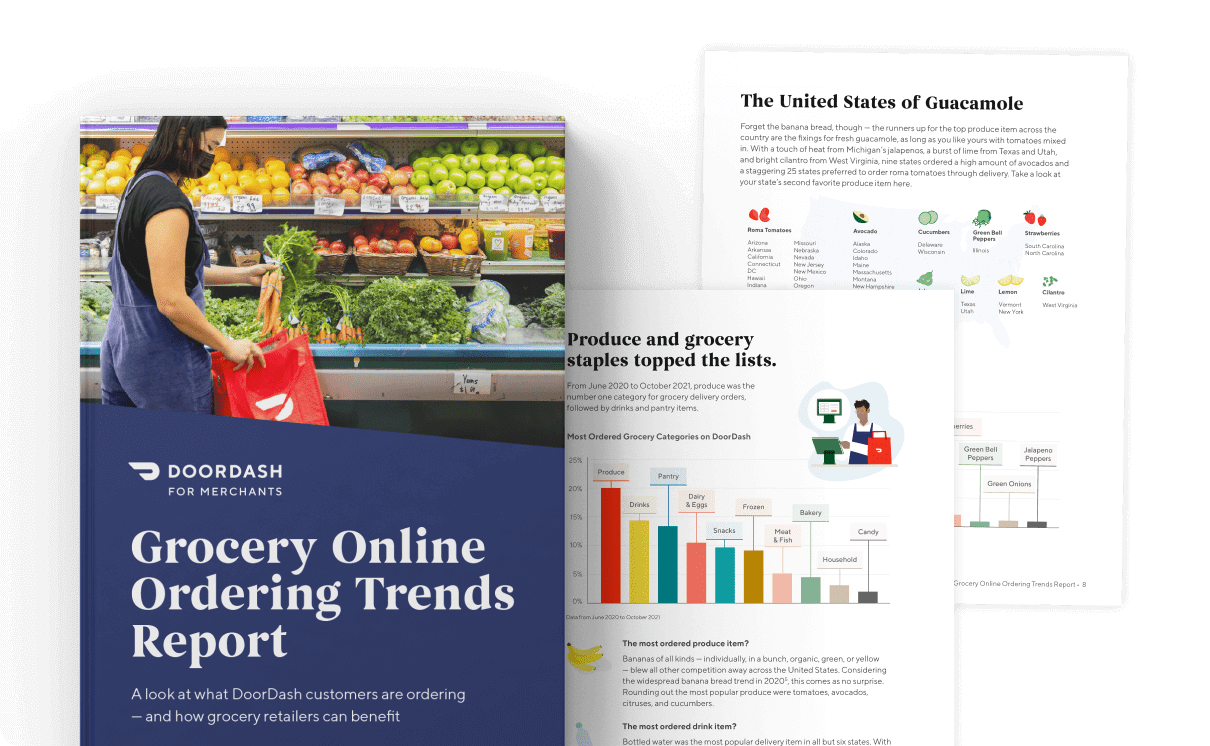 Doordash grocery trends report